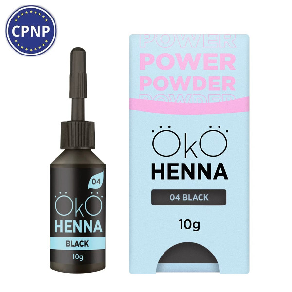 Хна для брів OKO Power Powder, 04 Black, 10 г Хна для брів OKO Power Powder, 04 Black, 10 г