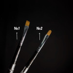 Пензлик для брів №2 Permanent lash&brow - овальний