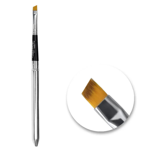 Пензлик для брів №1 Permanent lash&brow - скошена