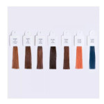 Фарба для брів Elan 02 з окисником Dark-brown, Темно-коричневий, 5 мл