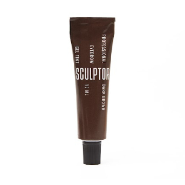 Гель-фарба для брів SCULPTOR Dark brown, 15 мл