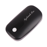 Вентилятор для сушіння вій, чорний - Eyelash Fan (USB)