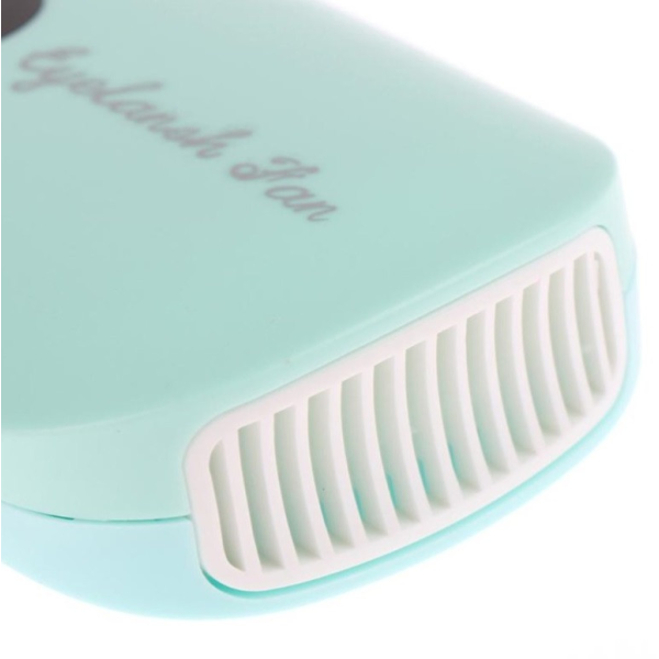 Вентилятор для сушіння вій, блакитний - Eyelash Fan (USB)