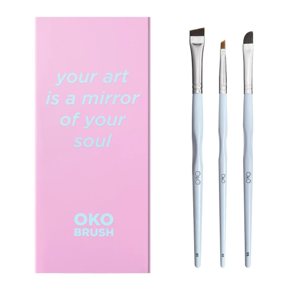 Набір пензликів OKO Your Art is a Mirror of Your Soul OKO (№1, №2, №5)