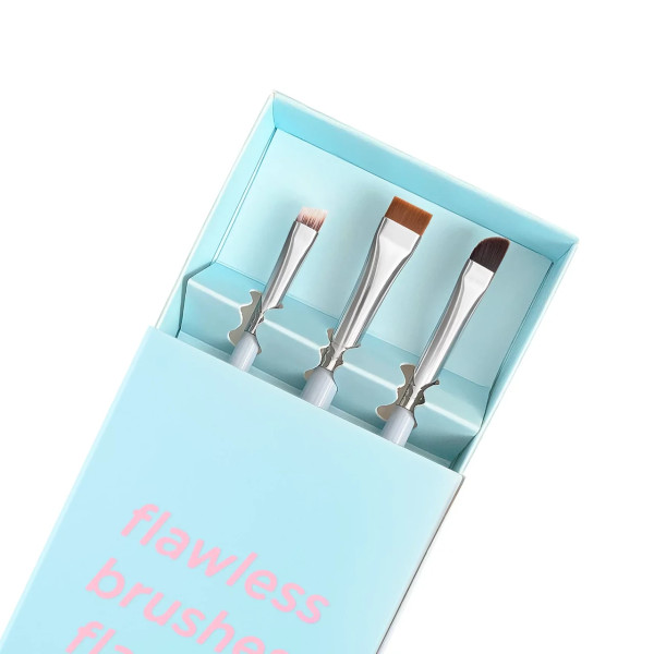 Набір пензликів OKO Flawless Brushes Flawless Brows OKO (№3, №4, №6) Набір пензликів OKO Flawless Brushes Flawless Brows OKO (№3, №4, №6)