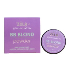 Пудра освітлювальна для брів ZOLA Viktorina Vika BB Powder фіолетова, 10 гр