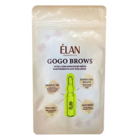 Сироватка для догляду за бровами та віями в ампулах ELAN GOGO BROWS, 10 х 1 мл