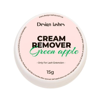 Ремувер кремовий для вій Design Lashes Green Apple, Зелене яблуко 15 г