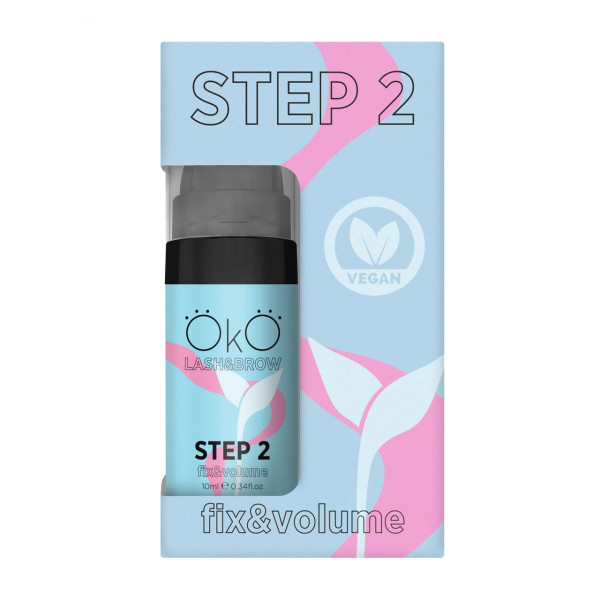 Складник для ламінування вій OKO STEP 2 FIX&VOLUME, 10 мл Складник для ламінування вій OKO STEP 2 FIX&VOLUME, 10 мл