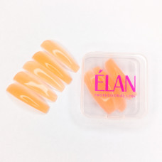 Силіконові бігуді, валики для ламінування ELAN EASY CURL 6 пар (помаранчеві)