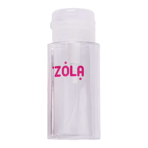 Пластикова ємність для рідини з помпою-дозатором ZOLA, 180 мл (прозора)