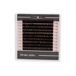 Ресницы Design Lashes Mix темный шоколад 0,07 C - 5-7 мм (10 линий) микс
