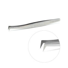 Пінцет для нарощування вій Сокирка Diamond Design Lashes, дзеркальний (9)