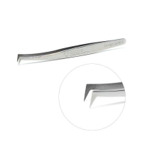 Пінцет для нарощування вій Сокирка Diamond Design Lashes, дзеркальний (9)