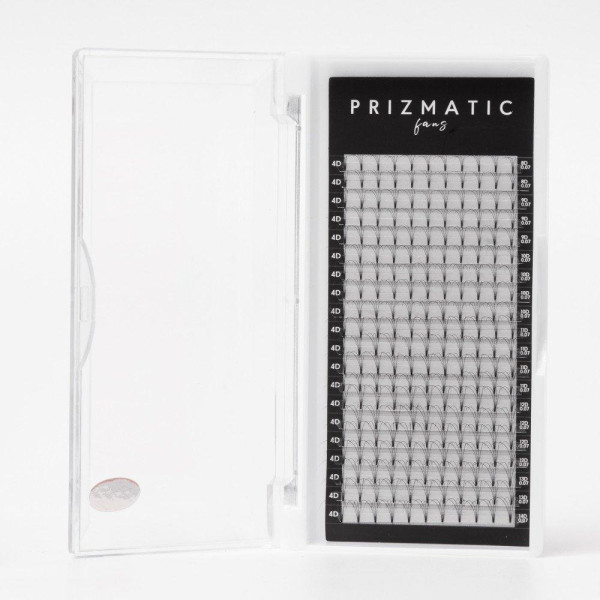 Пучки вій на стрічці чорні PRIZMATIC - Sculptor lash, mix 4D - C 0,07 (8-14), 20 ліній Скульптор лаш мікс Пучки вій на стрічці чорні PRIZMATIC - Sculptor lash, mix 4D - C 0,07 (8-14), 20 ліній Скульптор лаш мікс