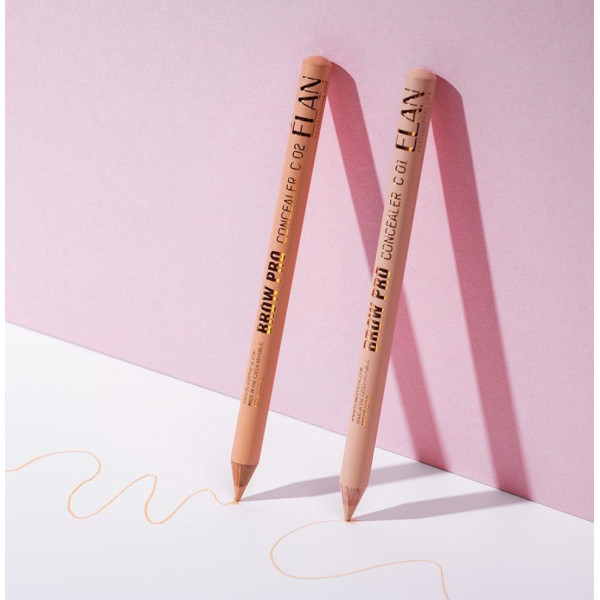 Олівець консилер Elan  Brow Pro Concealer С 02, warm nude