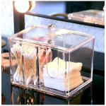 Органайзер контейнер багатофункціональний "Crystal box" прозорий низький