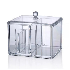 Органайзер контейнер багатофункціональний "Crystal box" прозорий низький