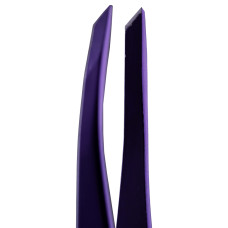Пінцет скошений професійний для брів ZOLA VIOLET