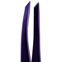 Пінцет скошений професійний для брів ZOLA VIOLET