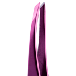 Пінцет скошений професійний для брів ZOLA PINK
