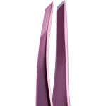 Пінцет скошений професійний для брів ZOLA LIGHT PINK