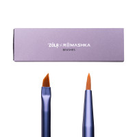 Набір пензлів для брів і вій ZOLA x Romashka професійний