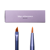 Набір пензлів для брів і вій ZOLA x Romashka професійний