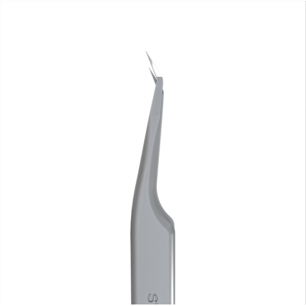 Пінцет професійний з насічками для вій Staleks Pro EXPERT 45 TYPE 8 (mini L)