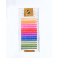 Вії ALIAS Color  MIX 10 colors C 0.07 - 12 мм