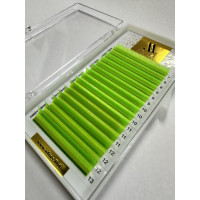 Вії ALIAS Green Neon MIX C 0.07(7 - 13 мм)