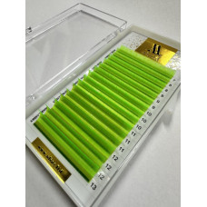 Вії ALIAS Green Neon MIX CC 0.07(7 - 13 мм)