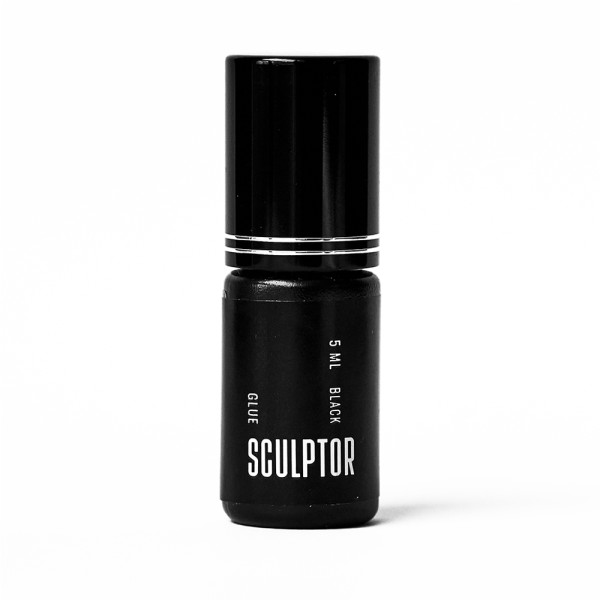 Клей для нарощування вій Black Sculptor Lash, 10 мл (0,5-1 сек), чорний Клей для нарощування вій Black Sculptor Lash, 10 мл (0,5-1 сек), чорний