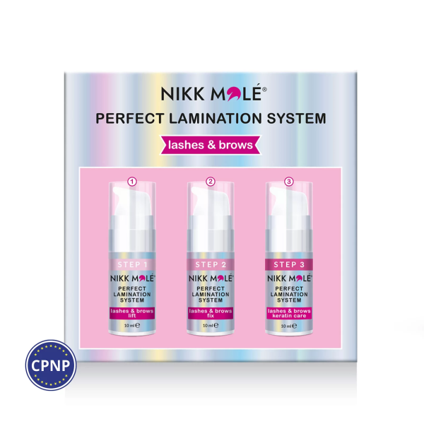 Набір для ламінування вій та брів Nikk Mole Perfect Lamination(1, 2, 3 склади по 10 мл)