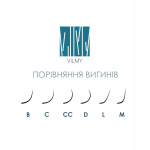 Вії "VIYA" Vilmy C 0,10  - 13 мм (20 ліній) окремі довжини