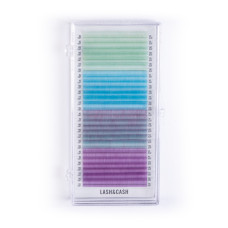 Вії TOURMALINE, LASH&CASH, mix CC 0.07 (8 - 13) 28 ліній, SCULPTOR