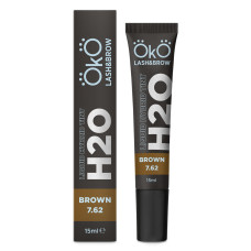 Фарба для брів та вій OKO H20 Liquid Hybrid Tint, BROWN 7.62, 15 мл