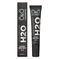 Фарба для брів та вій OKO H20 Liquid Hybrid Tint, DARK BROWN 5.7, 15 мл