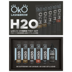 Набор краски для бровей и ресниц OKO H20 Liquid Hybrid Tint с окислителем
