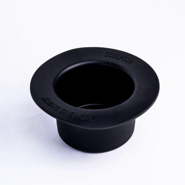 Силіконова чаша для воскоплаву WAX WARMER чорна, SCULPTOR