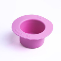 Силіконова чаша для воскоплаву WAX WARMER рожева, SCULPTOR