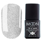 Світловідбивний топ для гель лаку - Moon Full Top Fashion Disco, 8 мл (без липкого шару)