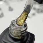 Топ для гель лаку - Moon Full Top Glitter Gold №02, 8 мл (без липкого шару)