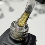 Топ для гель лаку - Moon Full Top Glitter Gold №02, 8 мл (без липкого шару)