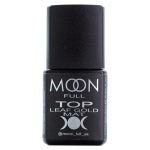 Матовый топ для гель лака с поталью - Moon Full Top Leaf Gold Matt, 8 мл (без липкого слоя)