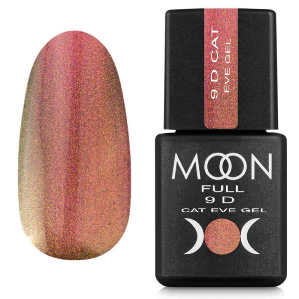 Гель-лак Кошачий Глаз Moon Full 9D Cat Eye gel №02, 8 мл