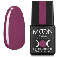 Гель-лак Moon Full Autumn-Winter №636 темный марсала, 8 мл