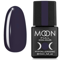 Гель-лак Moon Full Autumn-Winter №661 угольно-серый, 8 мл