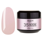 Камуфлирующая база - Moon Full Base French Premium №35, 30 мл (нежно-розовый)