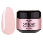 Камуфлююча база - Moon Full Base French Premium №25, 30 мл (світло-рожевий)